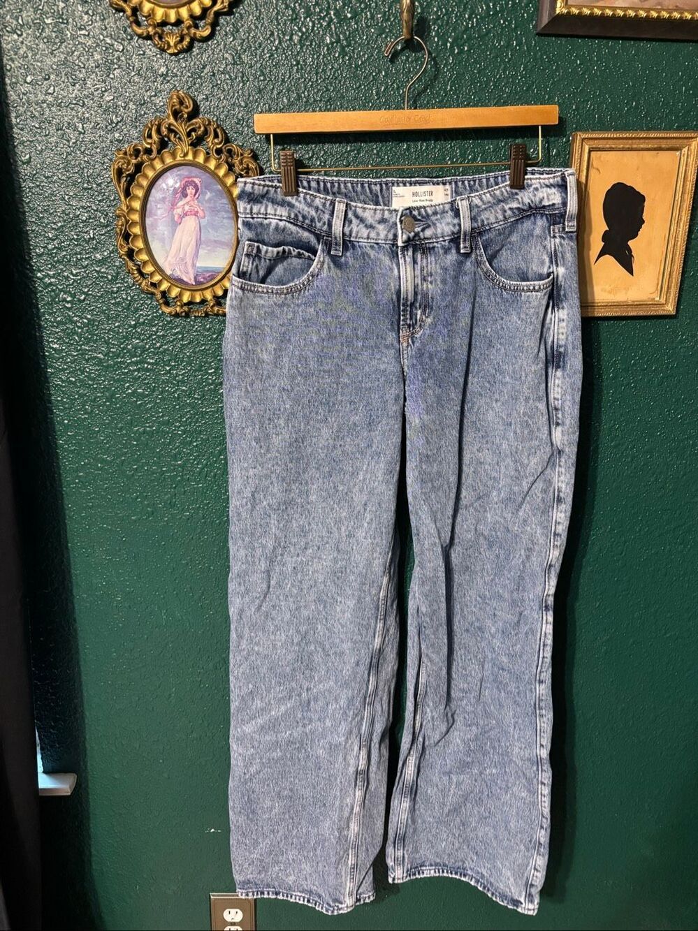 Hollister Low Rise Baggy Denim Jeans Sz 29